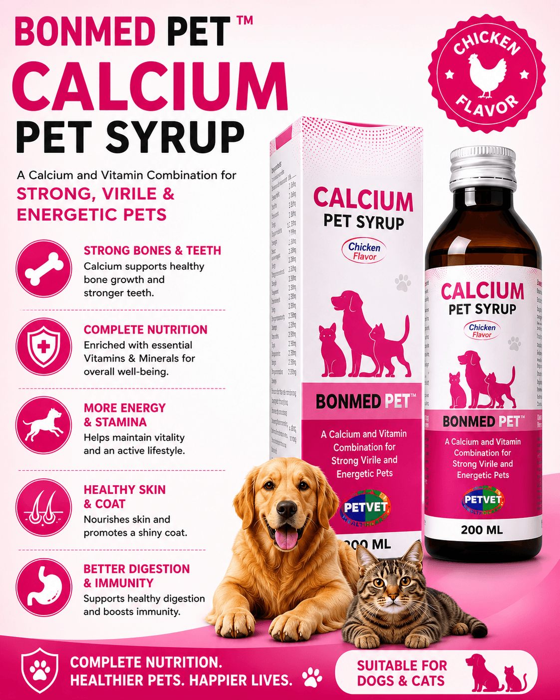 Bonmed Pet (Calcium Syrup)