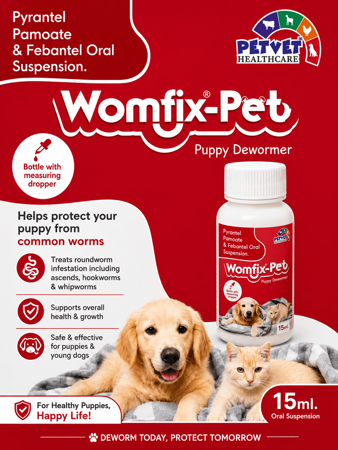 Womfix-Pet Puppy Dewormer