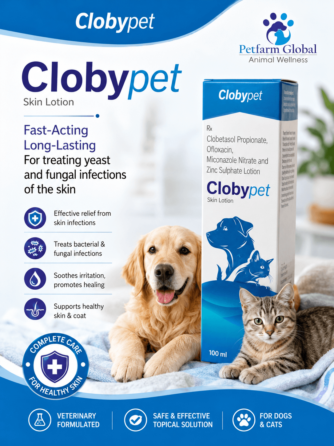Clobypet Skin Lotion