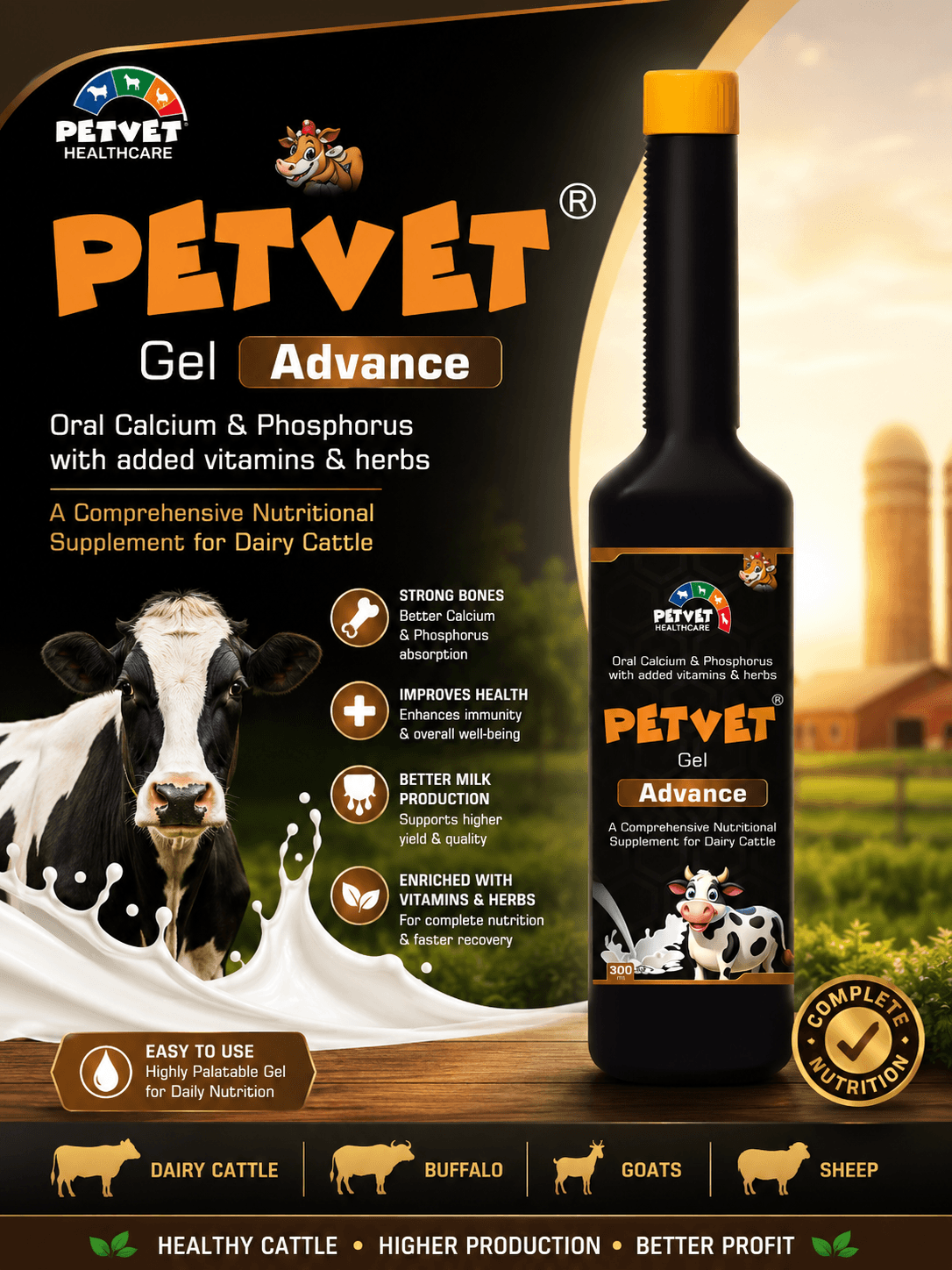 Petvet Advance Calcium Gel