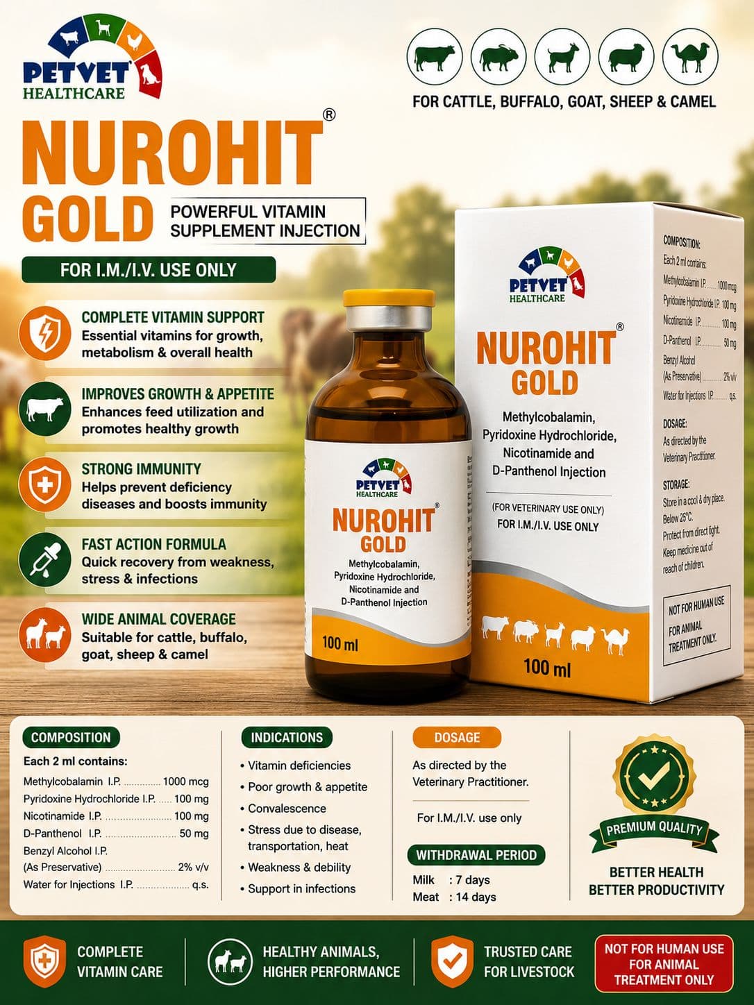 NUROHIT GOLD Injection