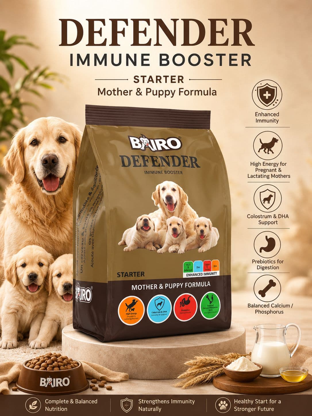 Starter Premium- Mother & Pup