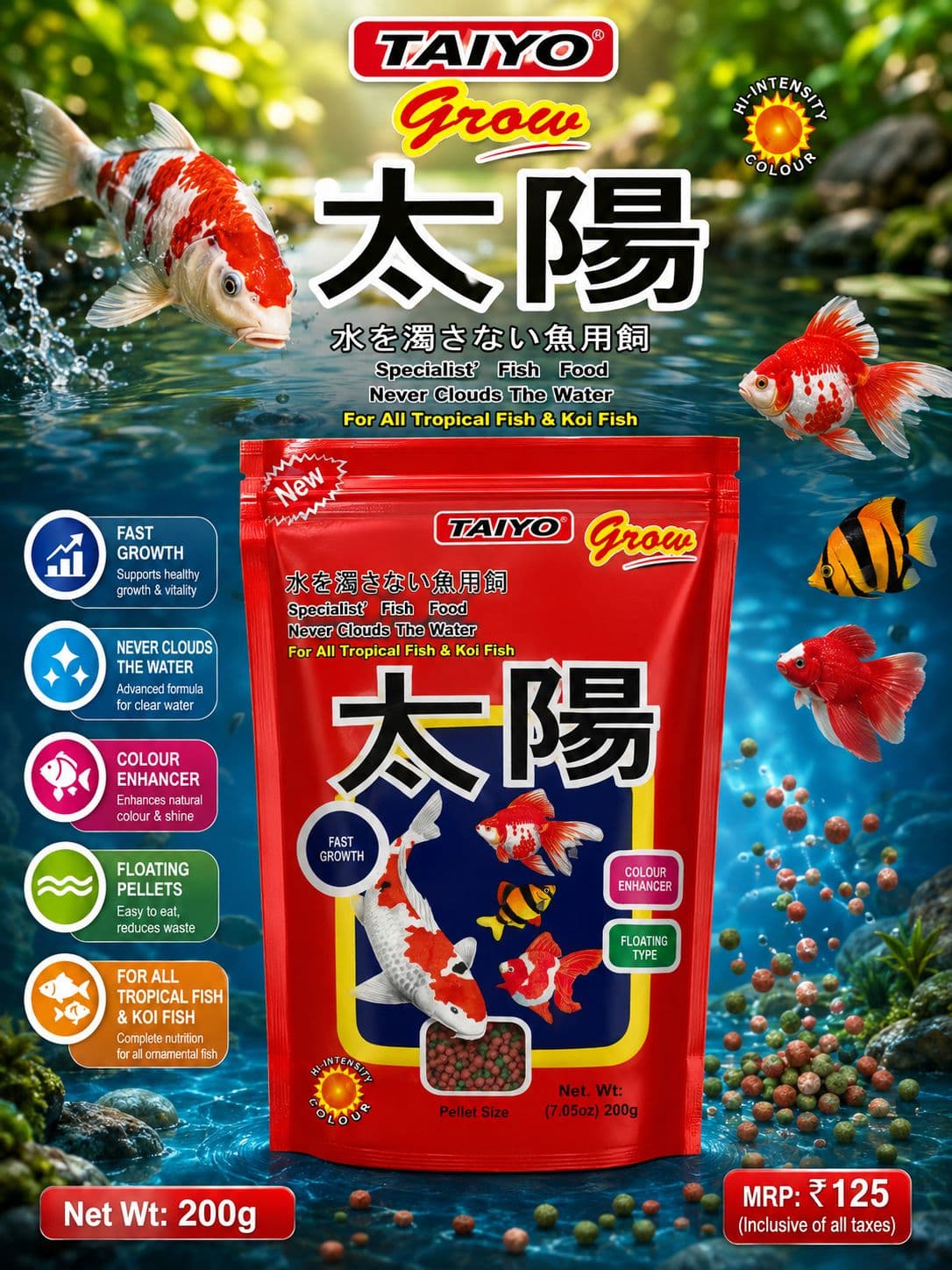 Taiyo Grow Fish Food