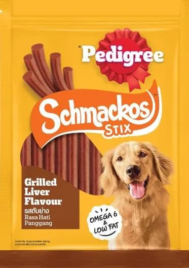 Schmackos Stix (Grilled Liver Flavour) Adult Chicken Sticks